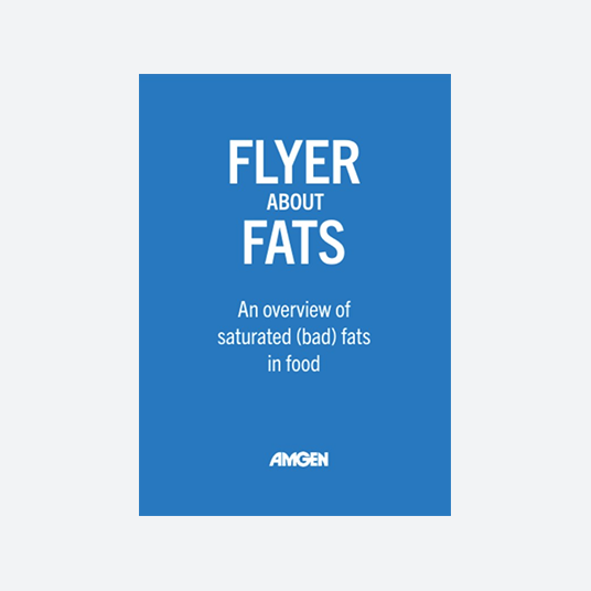 Flyer about fats